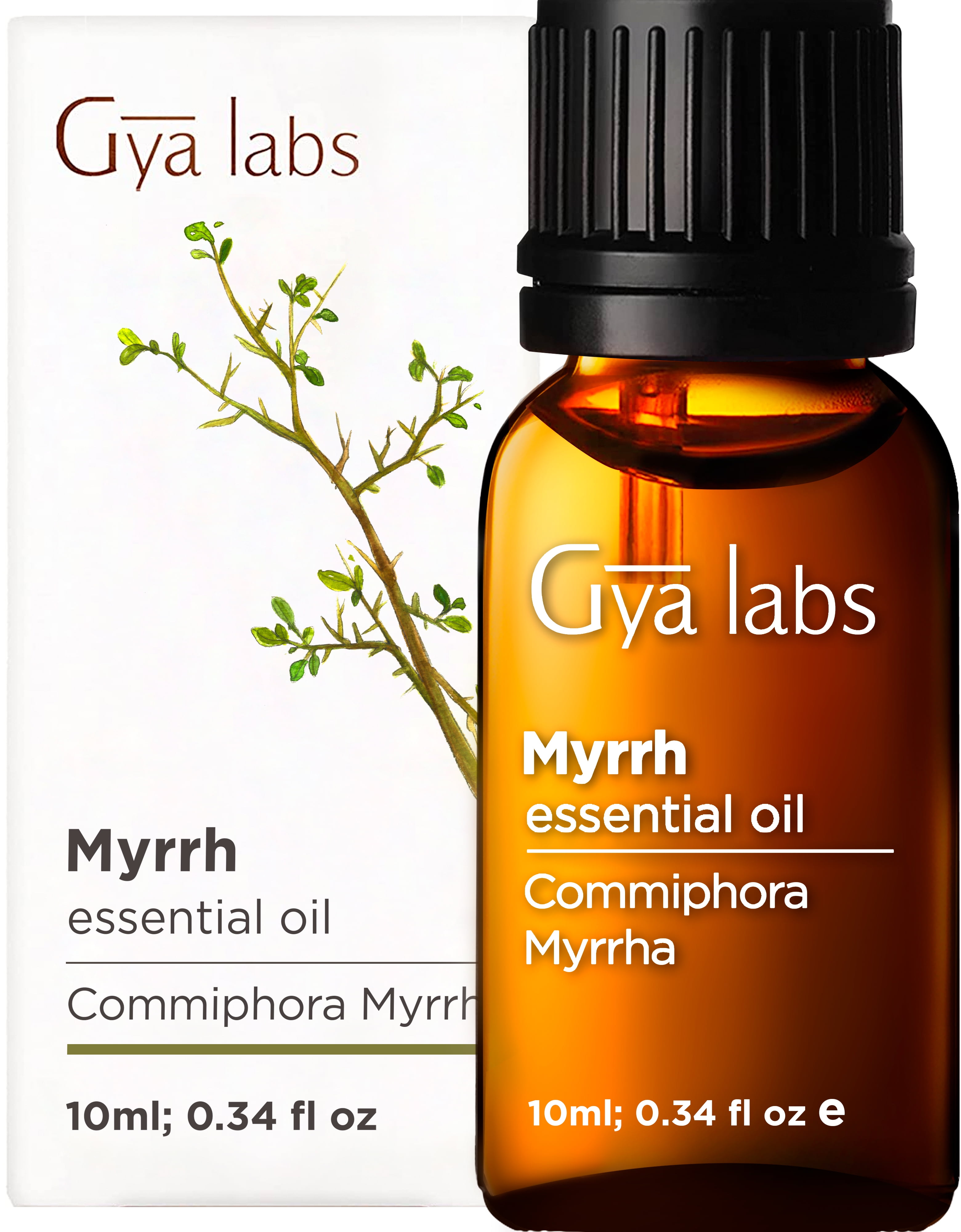 Gya Labs Peppermint Essential Oil for Hair Growth and Muscle Pain Relief -  Peppermint Oil for Sinus, Congestion and Headaches - 100% Pure Therapeutic  Grade for Aromatherapy - 10ml 