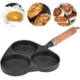 thumbnail image 2 of Mini sartén para huevos, 3 formas, tortilla de hierro fundido, sartén para huevos, hamburguesa, olla para huevos fritos WD.WDQZL Hogar, 2 of 5