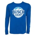 thumbnail image 1 of Busch Light Men's Blue Long Sleeve Buschhhhhh T-Shirt-Small, 1 of 2