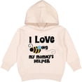 thumbnail image 2 of Inktastic My Mommy's Helper Little Bee Kids Toddler Hoodie, 2 of 4