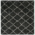 thumbnail image 6 of SAFAVIEH Arizona Wayra Geometric Diamonds Shag Area Rug, Anthracite/Beige, 9' x 12', 6 of 9