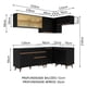 thumbnail image 3 of Madesa Gabinete de Cocina Integral Completa de Esquinero 332 cm Reims Negro 02, 3 of 7