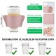 thumbnail image 5 of Fundas para tazas para bebidas frías y calientes, reutilizables para la fecha de compras de viaje, 5 of 5