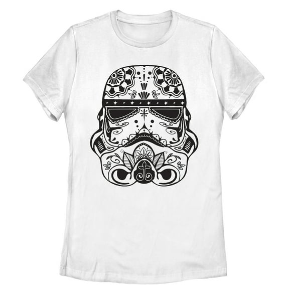 Women's Star Wars Ornate Stormtrooper Graphic Tee White 2X Large