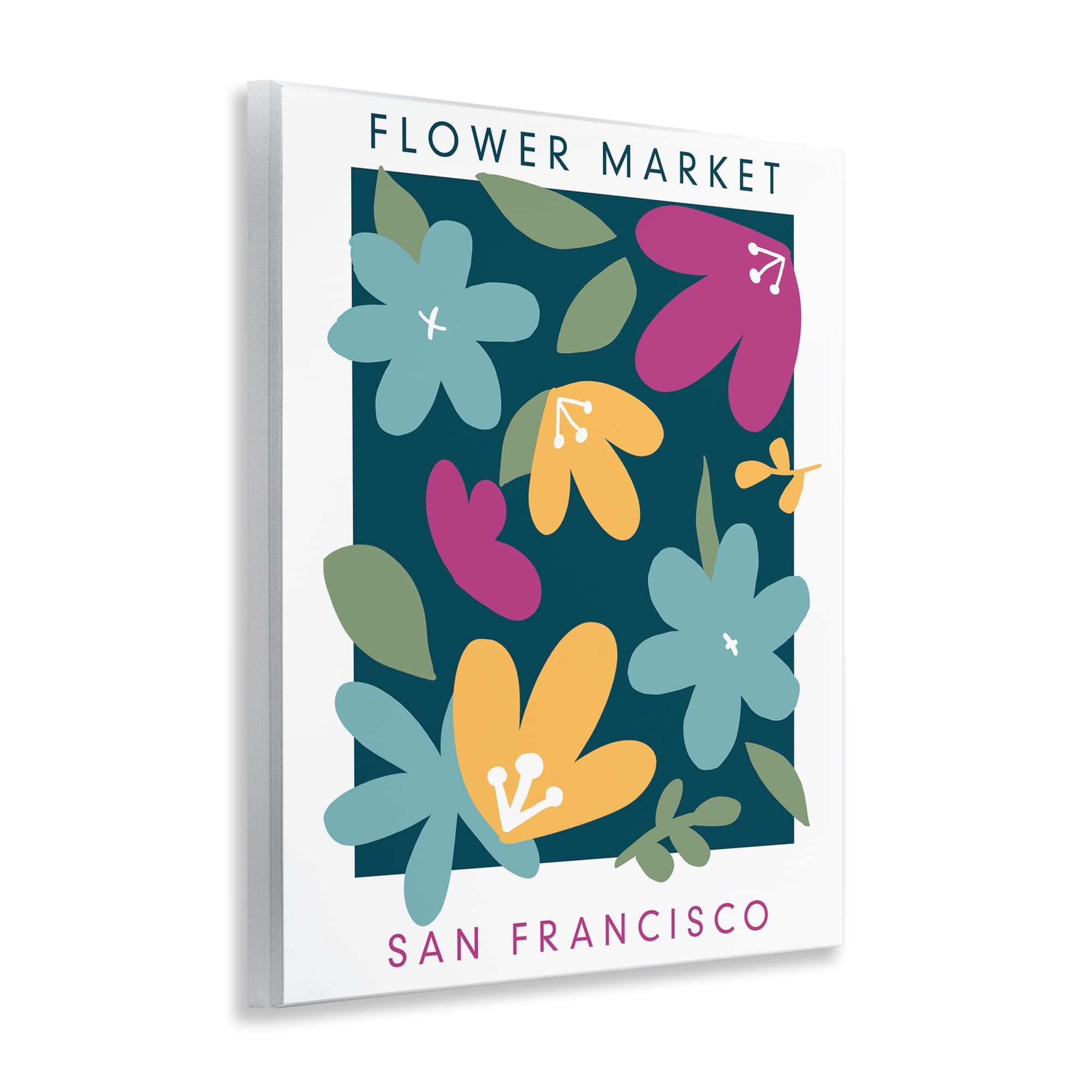 Stupell Industries Whimsical Flower Market Wall Plaque Art, design by Anna Quach