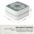 thumbnail image 2 of Autua Rug Cross Stitch Qajar Jewelry Storage Box for Necklaces Rings White, 2 of 5