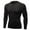 Black, variant on WMTBSRSW Men's Athletic Fit Quick-Dry T-Shirt Long Sleeve Muscle Shirts Breathable Workout Gym Tops for Jogging Daily Wear