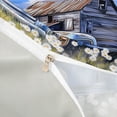 thumbnail image 4 of Castle Fairy Watercolor Vintage Pickup Twin Bedding for Kids, Farm Barn Daisy Duvet Cover Set for Bedroom, Soft Blue,Grey Reversible,2pcs,No Comforter, 4 of 6