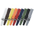 thumbnail image 2 of Tropical Fluoro Rubber Watch Strap 20mm Replacement For Seiko Srp777j1 Watch Band Diving Waterproof Bracelet Strap 22mm For Men-blue Black, 2 of 5