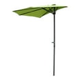thumbnail image 1 of Parasol Mural Demi-Rond de 9 Pieds, Vert Gazon, 1 of 1