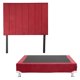 thumbnail image 2 of Colchón Matrimonial Restonic Roll + Box Base Cama + Cabecera Argos Rojo, 2 of 8