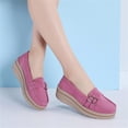 thumbnail image 4 of NOKIO Fashion Women's High Heeled Casual Shoes Slip On Shoes Comfortable Casual Shoes Loafers Womens Slip on Loafers Comfortable Thick Soft Platform Sneakers Arch Support Casual Platform Shoes, 4 of 4