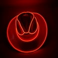 thumbnail image 6 of Mosey Cowgirl Hat Wireless Disco Luminous Colorful LED Glowing Light Bar Cap Unisex Hip Hop Style Bachelorette Party Supplies Flashing Neon Western Cowboy Hat, 6 of 7