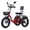 Red, variant on Narrak Electric Tricycle for Adults Seniors, 750W Fat Tire 3 Wheel E-Trike, 48V 13Ah UL 2849 Battery, 55-Mile Max Range, Semi-Recumbent Step-Through Adult Trike with 3 Hydraulic Brakes & Dual Baskets