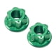 thumbnail image 4 of 4x2 Piezas Tuercas Del Eje Del Cubo De La Rueda De La Bicicleta Hardware De Aleación De Aluminio Tuercas De La Bicicleta Buje Trasero Verde, 4 of 8