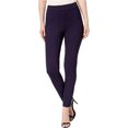 thumbnail image 1 of Anne Klein Womens Pull On Compression Casual Leggings, Blue, 0, 1 of 1