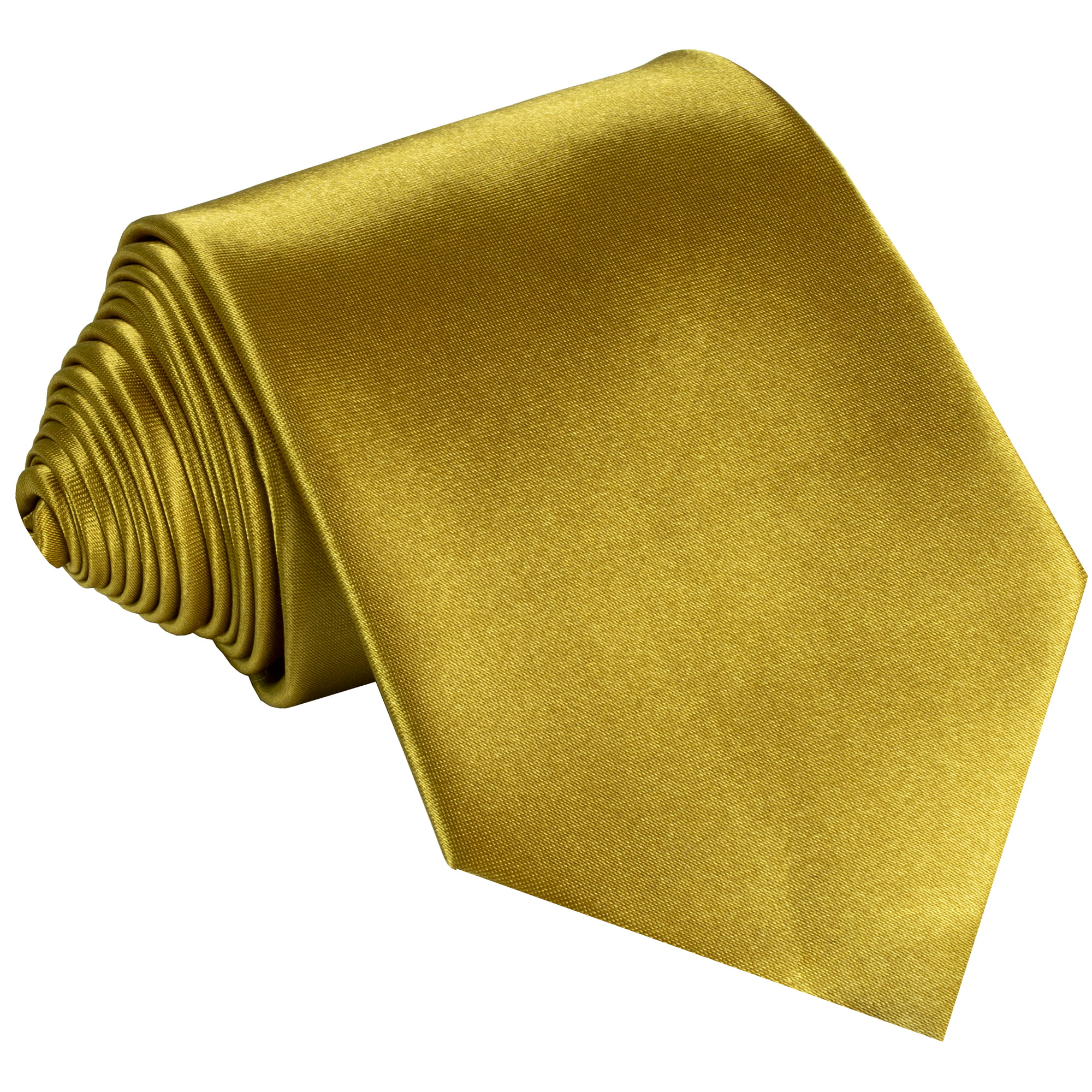 NeckTie Solid GOLD Color Men's Neck Tie