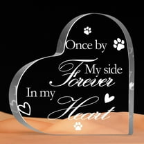 Sympathy Memorial Gifts for Pet Loss, Remembrance Gifts for Loss of Dog Cat, Forever In My Heart Plaque, Bereavement Condolences Grief Gifts, Pet Funeral Decor Ornament Sign Plaque