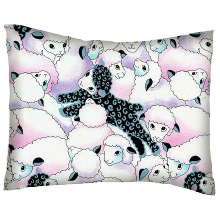 Sheetworld Crib Toddler Pillow Case Cotton Percale Colorful