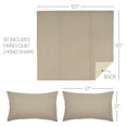 thumbnail image 4 of VHC Brands Sawyer Mill Ticking Stripe King Quilt Set, Charcoal Gray, 4 of 4