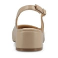 thumbnail image 3 of Journee Womens Sammie Sling Back Cap Toe Block Heel Pumps, Widths Available, 3 of 9