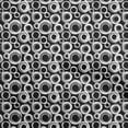 thumbnail image 1 of oneOone Georgette Viscose Black Fabric Abstract Craft Projects Decor Fabric Printed By The Yard 42 Inch Wide, 1 of 4