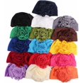 thumbnail image 2 of Gorro de quimio elástico con flores de tamaño king para mujer, turbante, bandana africana para pacientes con cáncer, 2 of 3