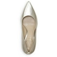 thumbnail image 3 of Sam Edelman Womens Hazel Leather Metallic Pumps Gold 8.5 Medium (B,M), 3 of 3