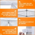 thumbnail image 3 of Eurmax Instant Sunwall for 10x10FT Pop up Canopy, 1 Pack White Canopy Sidewall, 3 of 6
