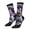2 Black-2, variant on Purple Moon Cat Print Adult Socks for Men & Women,Calf Socks, Ankle Socks,Boots Socks,Breathable Casual Sock,Unisex Crew Socks