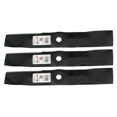 Rotary® 6206 3 Mower Blades for John Deere® Lesco® Scotts® Windsor® 16-5/8” Length 2-1/2” Width .2040” Thickness 13/16” Center Hole Fits 48in.