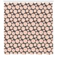 thumbnail image 3 of Ambesonne Aster Shower Curtain, Soft Toned Flower Leaf, 69"Wx70"L, Pale Peach Charcoal Grey, 3 of 3