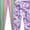 Pastel/Purple, variant on Prestigez Girls Fashion Printed Stretchy Tie Dye Leggings Pants Pack of 2, Fuchsia/Multicolored, Size: 3T