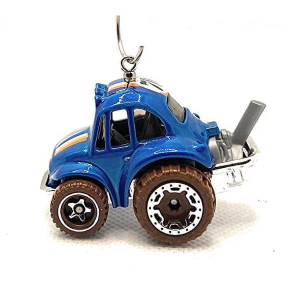 Volkswagen Bug Baja Christmas Ornament 1:64 Blue