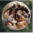 thumbnail image 1 of Christmas Nativity Scene Ornaments Christmas Acrylic 2d Hanging Pendant For Xmas Tree Gift For Family Friends And Christian, 1 of 5