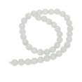 thumbnail image 2 of Decoración de joyería multifuncional redonda de 10 mm para bricolaje, cuentas de pulsera de piedra natural blanca, 2 of 8