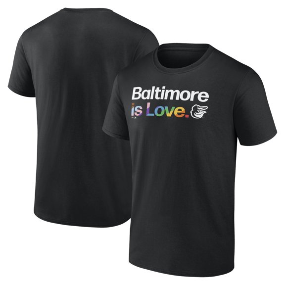Men's Black Baltimore Orioles City Pride T-Shirt