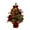 Green, variant on 23in Tabletop Christmas Tree with Pine Cones Ornaments,Artificial Christmas Tree with Ribbon Bows,Ball Decorations for Holiday Party,Home Office Desk Decor,Christmas Decorations Supplies(with light)