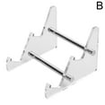 thumbnail image 1 of Black/Transparent Acrylic Keyboard Stand Keyboard Display Holder W3, 1 of 8