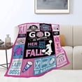 thumbnail image 3 of Yibo Cute Inspirational Bee Blanket Flannel Soft and Comfortable Anti-static Bed Sofa Blanket, 3 of 7