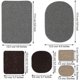thumbnail image 4 of 30 Pieces Iron On Fabric Patches Fabric Repair Patches Twill Clothing Repair Kit For Jacket Clothes, 4 of 5