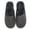 Charcoal, variant on Mens Plaid Slippers Slip On Fleece Lined Indoor Micro Suede Shoes Navy S