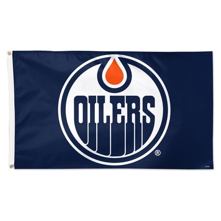 WinCraft Edmonton Oilers 3 x 5 Primary Logo Single-Sided Flag