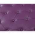 thumbnail image 4 of Chic Home Tosh Button Tufted PU Leather Upholstered Round Ottoman, 4 of 6