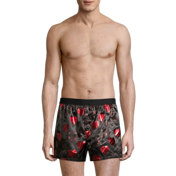 WAY TO CELEBRATE! Way to Celebrate Men's Valentine's Day Satin Boxers
