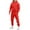 A Red, variant on Men's Tracksuit 2 Piece Set Casual Hoodie with Joggers Pants Sweatsuits for Men with Pockets Activewear Sweat Track Lounge Set