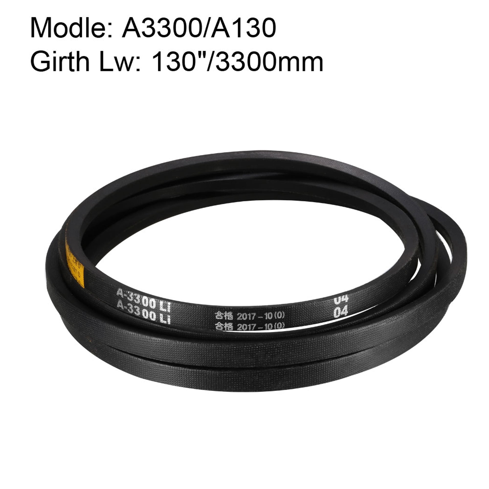 A3300/A130 Drive V-Belt 130 Inches Girth Industrial Rubber Transmission Belt A3300/A130 Drive V-Belt 130 Inches Girth Industrial Rubber Transmission Belt