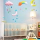 thumbnail image 3 of Nubes colgantes de techo móviles, decoración de techo con nubes de arcoíris, nubes flotantes de fieltro portátiles y duraderas, decoración de habitación colgante, 3 of 10