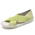thumbnail image 1 of XIHAHA, zapatillas informales para mujer, moda exterior para mujer, sandalias antideslizantes con parte inferior gruesa y plataforma perezosa cruzada, zapatos para mujer, 1 of 5