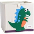 thumbnail image 1 of Foldable Animal Canvas Storage Toy Box/Bin/Cube/Chest/Basket/Organizer for Kids  13 inch (Dinosaur), 1 of 5